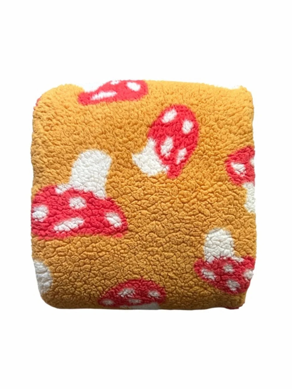 URBAN OUTFITTERS Mushroom Amped Fleece Throw Blanket